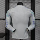 Inter Milan away long  Player  1:1 Quality Soccer Jersey   25-26