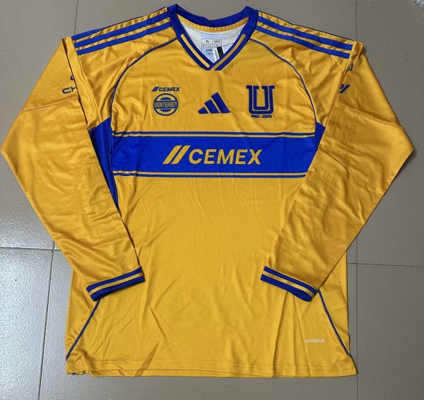 Tiger Home Long Fans 1:1 Quality Soccer Jersey   25-26