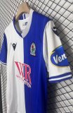 Blackburn  150th Anniversary Edition Blue and White Fans 1:1 Quality Soccer Jersey  24-25