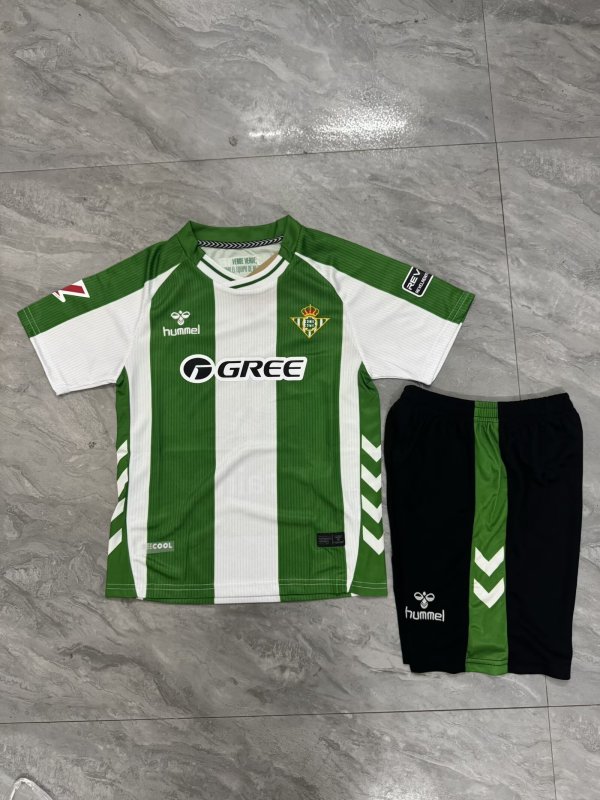 Real Betis Kids Fans  1:1 Quality Soccer Jersey   25-26