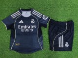 Real Madrid Away player  kids 1:1 Quality Soccer Jersey  25-26
