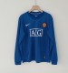 Retro Manchester united third away long sleeve   2007-2008