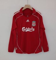 Retro Liverpool Long Home  1:1 Quality Soccer Jersey   2006-2008