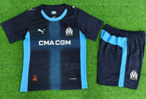 Marseille  Away  kids  24-25  1:1 Quality Soccer Jersey