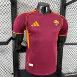 Roma Home Player 1:1 Quality Soccer Jersey   25-26