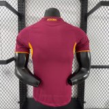 Roma Home Player 1:1 Quality Soccer Jersey   25-26