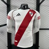 River Plate Home long  Player   1:1 Quality Soccer Jersey (可配广告) 25-26