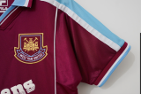Retro West Ham  Home 1:1 Quality Soccer Jersey  1999-2001
