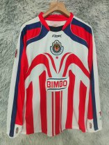 Retro  Chivas Home Long  1:1 Quality Soccer Jersey   2006-2007