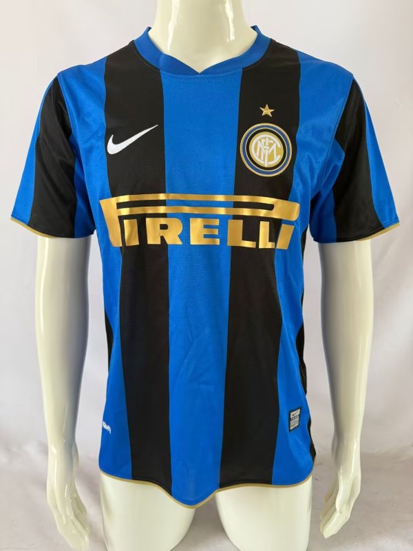 Retro Inter Milan Home 1:1 Quality Soccer Jersey   2007-2008