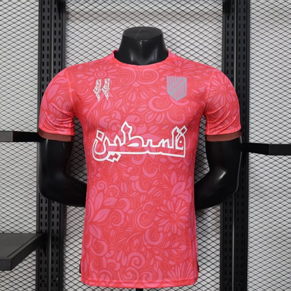 Palestine Red Player  1:1 Quality Soccer Jersey  25-26