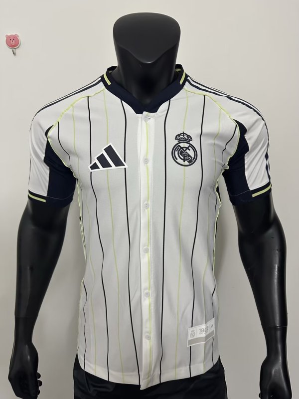 MLB Real Madrid   White Baseball  Jerseys  2025