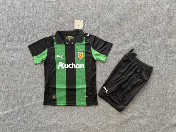 Lens  Away Kids  1:1 Quality Soccer Jersey 25-26