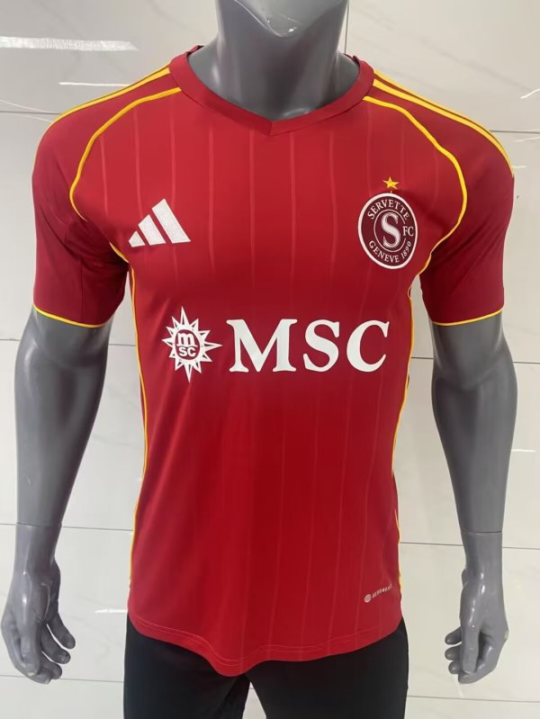 Servette FC  Home  Fans 1:1 Quality Soccer Jersey    25-26