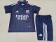 Olympique Lyonnais（OL) Away Kids 1:1 Quality Soccer Jersey  25-26