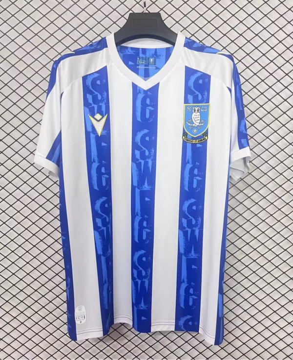 Sheffield Wednesday Home Fans 1:1 Quality Soccer Jersey  25-26
