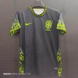 Brazil Black green Training clothes Fans 1:1 Quality Soccer Jersey 25-26