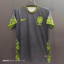 Brazil Black green Training clothes Fans 1:1 Quality Soccer Jersey 25-26