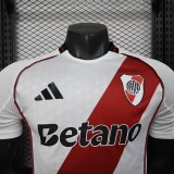 River Plate Home Player 1:1 Quality Soccer Jersey   25-26