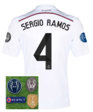 Retro Real Madrid Home  1:1 Quality Soccer Jersey    2014-2015