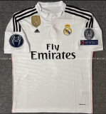 Retro Real Madrid Home  Player 1:1 Quality Soccer Jersey    2014-2015
