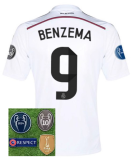 Retro Real Madrid Home  1:1 Quality Soccer Jersey    2014-2015