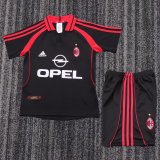 Retro AC milan home Kids   1:1 Quality Soccer Jersey   2000-2001