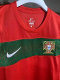Retro  Portugal Home Player   1:1 Quality Soccer Jersey 2010
