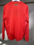 Retro  Portugal Home  Long Sleeve  Player   1:1 Quality Soccer Jersey 2010