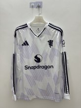 Manchester United  Away Long   Fans 1:1 Quality Soccer Jersey  25-26