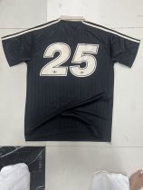 Adidas Clover T-shirt  Black   Fans 1:1 Quality Soccer Jersey  25-26