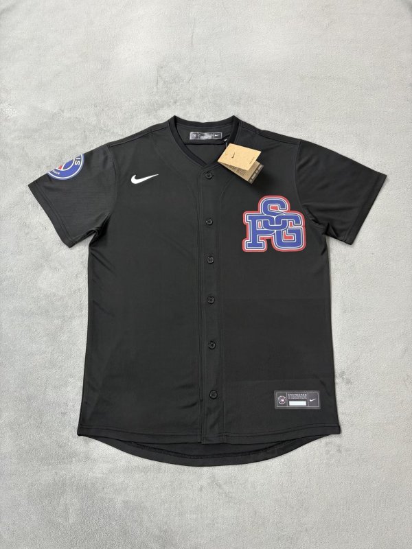 MLB PSG Paris  Black Baseball  Jerseys  2025 25-26