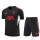 Liverpool  Training  Black Fans Kits  1:1 Quality Soccer Jersey 25-26 (Kids And Man )