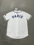 MLB PSG Paris  White Baseball  Jerseys  2025 25-26