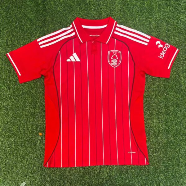 Nottingham Forest  Home  (whitout LOGO) Fans 1:1 Quality Soccer Jersey  25-26