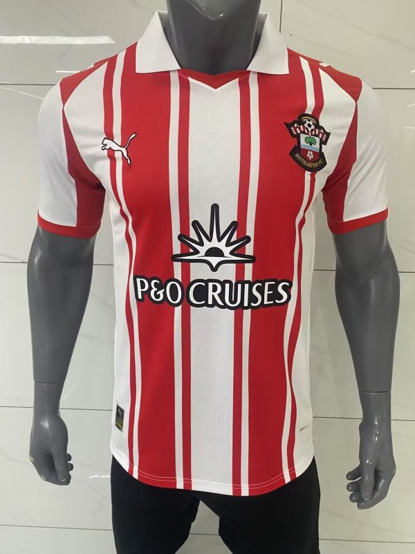 Southampton Home Fans 1:1 Quality Soccer Jersey   25-26