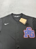 MLB PSG Paris  Black Baseball  Jerseys  2025 25-26