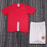Retro Manchester United Home   kids 1:1 Quality Soccer Jersey   2007-2008