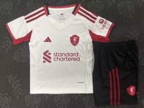 Liverpool Away Kids 1:1 Quality Soccer Jersey   25-26