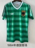 Retro Germany Away 1:1 Quality Soccer Jersey 1984