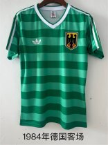 Retro Germany Away 1:1 Quality Soccer Jersey 1984