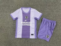 Brighton Away Kids 1:1 Quality Soccer Jersey 25-26