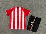 Sunderland Home kids  1:1 Quality Soccer Jersey  25-26