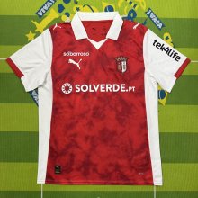 Braga Home  Fans 1:1 Quality Soccer Jersey 25-26