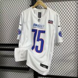 MLB PSG Paris #75  White Baseball  Jerseys  2025 25-26