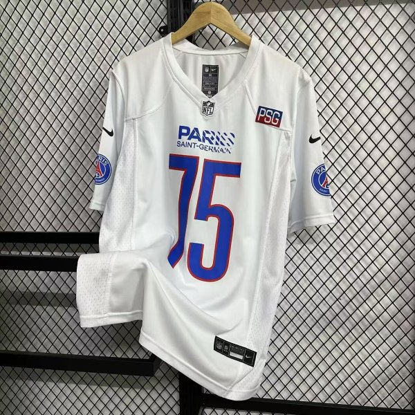 MLB PSG Paris #75  White Baseball  Jerseys  2025 25-26