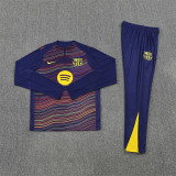 Barcelona  Training  Tracksuit  Long white (Kids And Man )  1:1  25-26