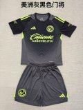 Club America  Goalkeeper Black  Kids 1:1 Quality Soccer Jersey 25-26