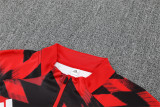 Manchester United Training  Tracksuit   Black Red(Kids And Man )  1:1  25-26