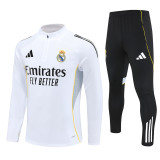 Real Madrid Training  Tracksuit White (Kids And Man )  1:1  25-26
